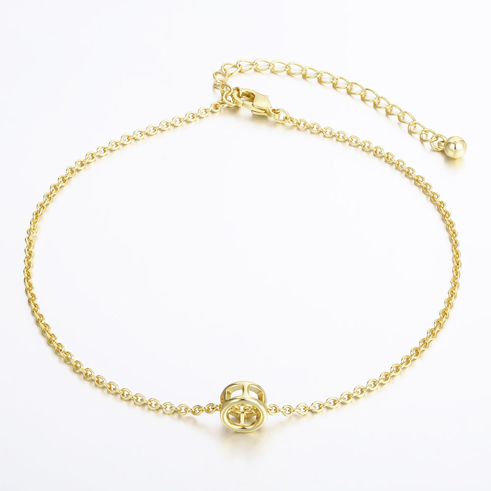 Pozlacená slitina Náramek  přibližná hmotnost: 10 gramů