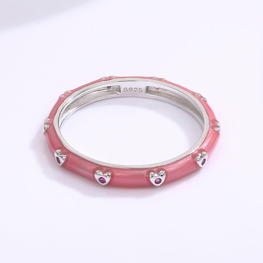 Pozlacená slitina Prsten s Bílým Emporia® Křišťálem a se Smaltem přibližná hmotnost: 10 gramů