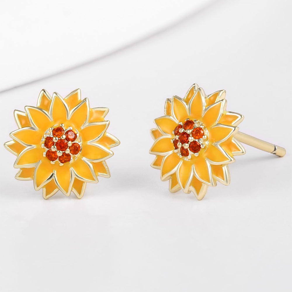 Pozlacená slitina Náušnice s Červeným Emporia® Křišťálem a se Smaltem přibližná hmotnost: 10 gramů