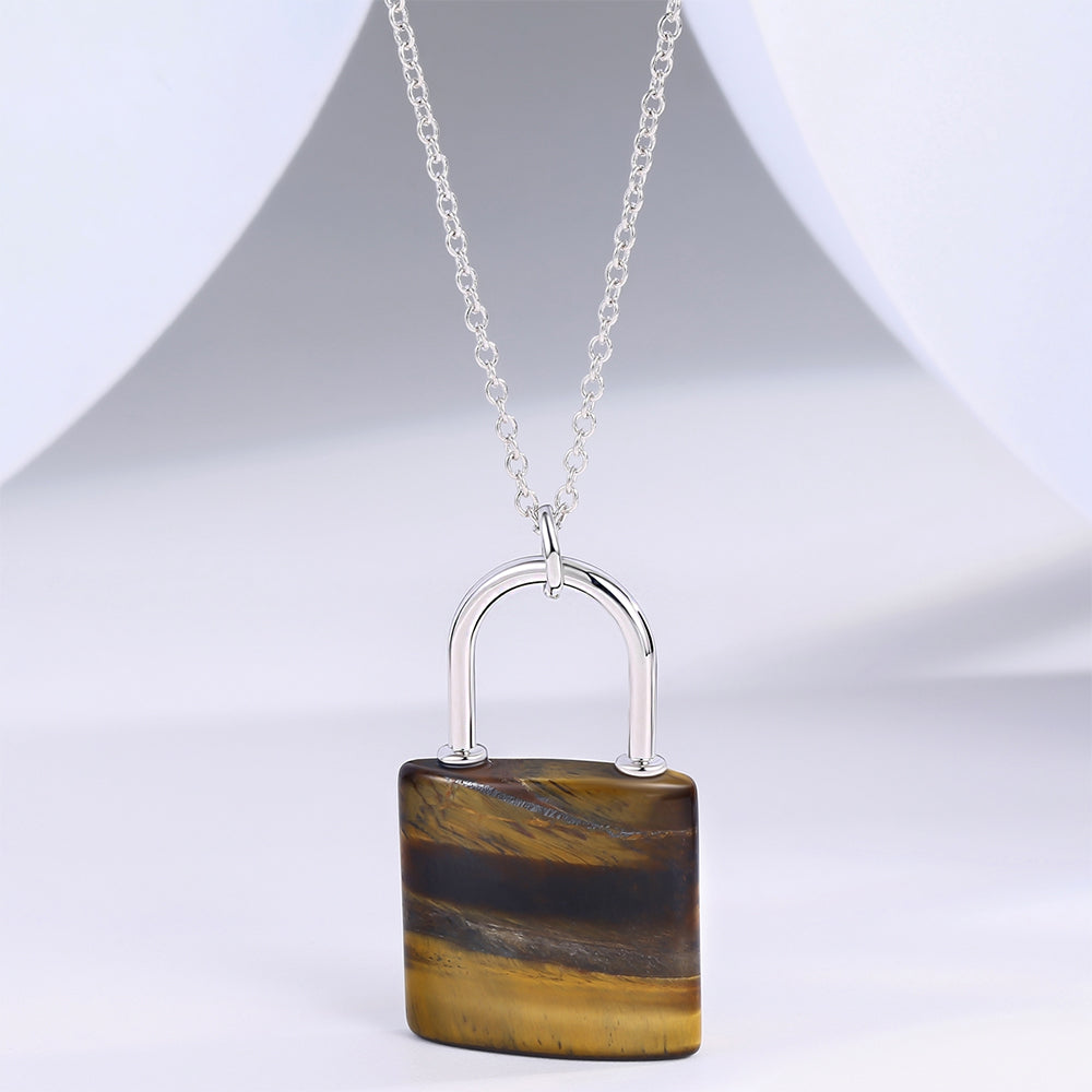 Pozlacená slitina Náhrdelník s Hnědým Emporia® Křišťálem přibližná hmotnost: 10 gramů