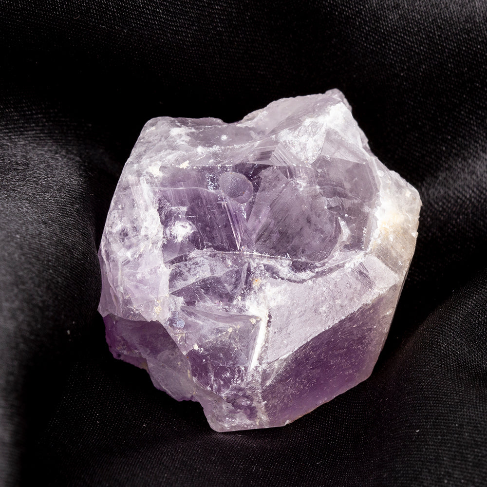 Amethyst Incense Stick Holder: Handcrafted from Natural Raw Amethyst (3–5 cm).