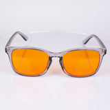 EMPORIA bluelight blocking glasses, orange lens, transparent frame