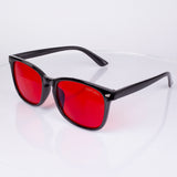 EMPORIA bluelight blocking glasses, red lens, black frame