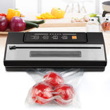 Vacuum Sealer with Pulse Function and built-in Bag cutter, black