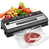 Vacuum Sealer with Pulse Function and built-in Bag cutter, black