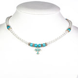 Korále Náhrdelník s Tyrkysem - Karátové číslo: 55.6. přibližná hmotnost: 26.25 gramů ( Náhrdelník+Přívěsek )