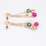 Pozlacená slitina Sada  - Karátové číslo: 322. přibližná hmotnost: 65 gramů ( Náhrdelník+Náušnice+Náramek )