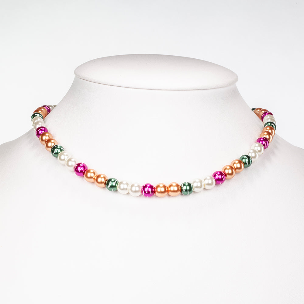 Pozlacená slitina Sada  - Karátové číslo: 322. přibližná hmotnost: 65 gramů ( Náhrdelník+Náušnice+Náramek )