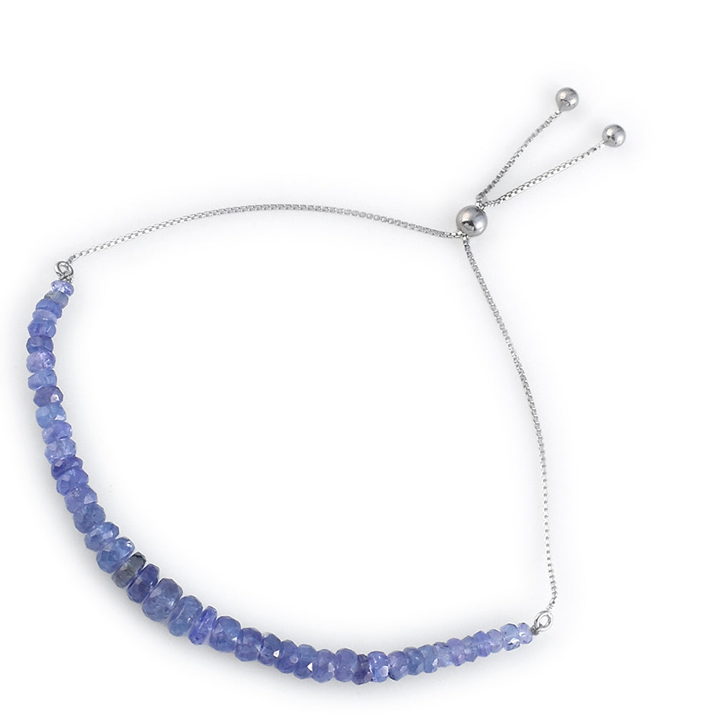 Stříbrný Náramek s Tanzanitem