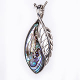 Stříbro 925/1000 - Přívěsek s Mušlí Abalone - Karátové číslo: 1. přibližná hmotnost: 3.7 gramů