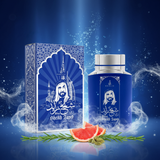 100 ml Eau de Perfume SHEIKH ZAYED BLUE Pižmová Oudová Vůně pro Muže