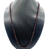 Korále Náhrdelník s Červeným Granátem - Karátové číslo: 230.06. přibližná hmotnost: 46.01 gramů