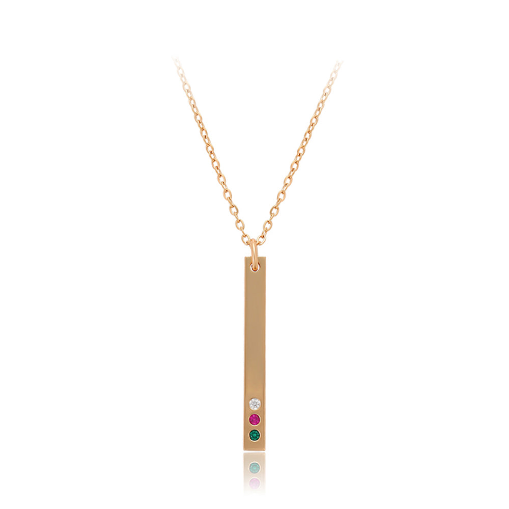 Pozlacený Slitinový Náhrdelník s Červeným Emporia® Křišťálem a se Zeleným Emporia® Křišťálem ( Náhrdelník+Přívěsek )