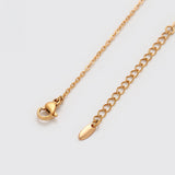 Pozlacený Slitinový Náhrdelník s Červeným Emporia® Křišťálem a se Zeleným Emporia® Křišťálem ( Náhrdelník+Přívěsek )