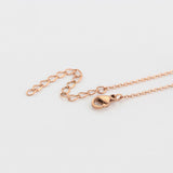 Pozlacený Slitinový Náhrdelník s Růžovým Emporia® Křišťálem