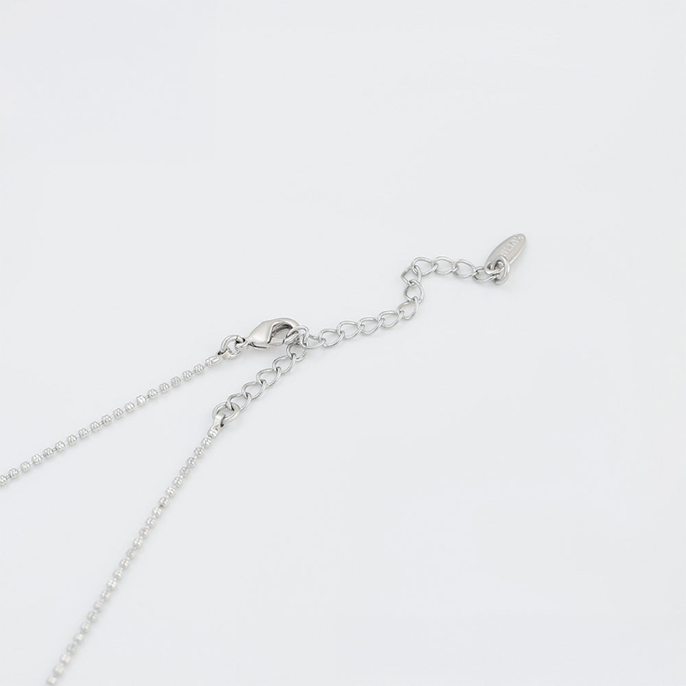 Pozlacený Slitinový Náhrdelník s Růžovým Emporia® Křišťálem