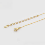 Pozlacený Slitinový Náhrdelník s Červeným Emporia® Křišťálem a se Zeleným Emporia® Křišťálem