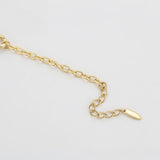 Pozlacený Slitinový Náramek s Bílým Emporia® Křišťálem