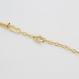 Pozlacený Slitinový Náramek s Bílým Emporia® Křišťálem