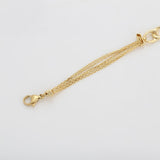 Pozlacený Slitinový Náramek s Bílým Emporia® Křišťálem