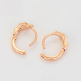 Pozlacené Slitinové Náušnice s Modrým Emporia® Křišťálem