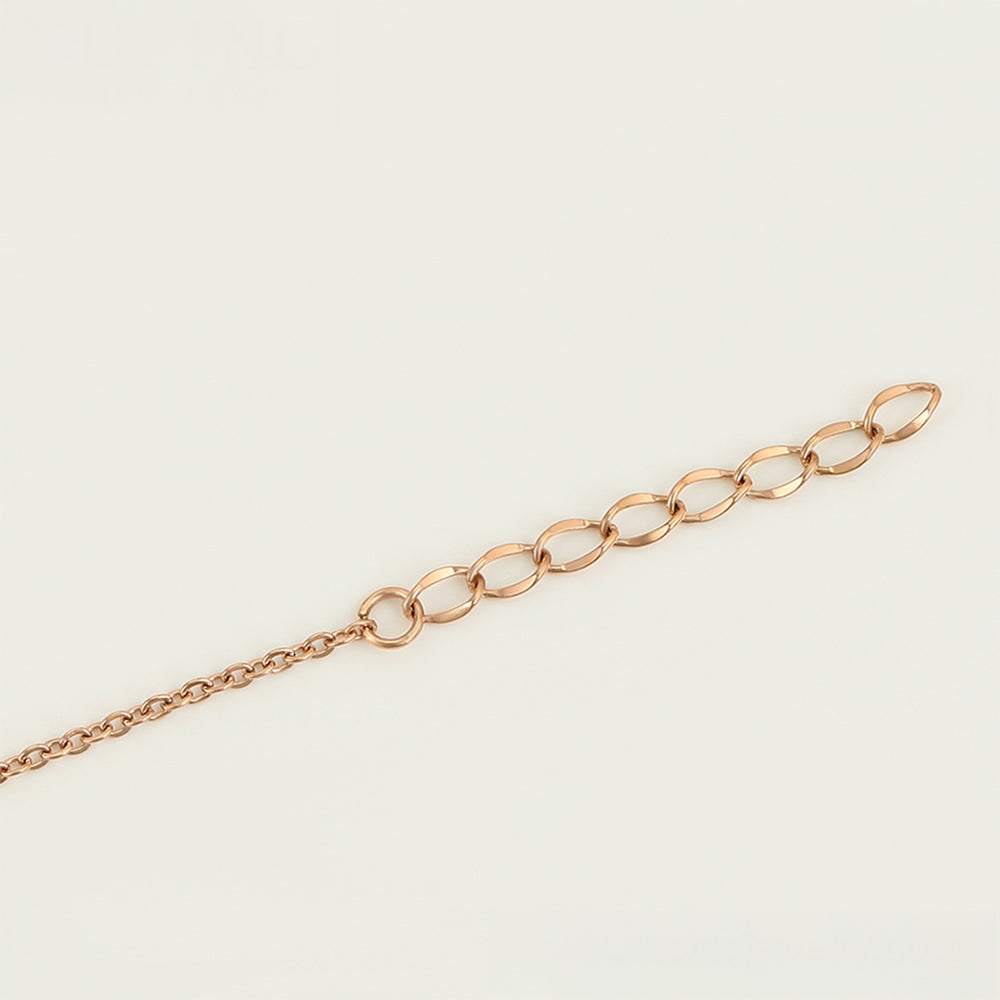 Pozlacená Slitinová Sada s Růžovým Emporia® Křišťálem a Bílým Emporia® Křišťálem ( Náhrdelník+Náramek )