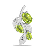 Stříbrný Přívěsek s Čchang-pajským Peridotem
