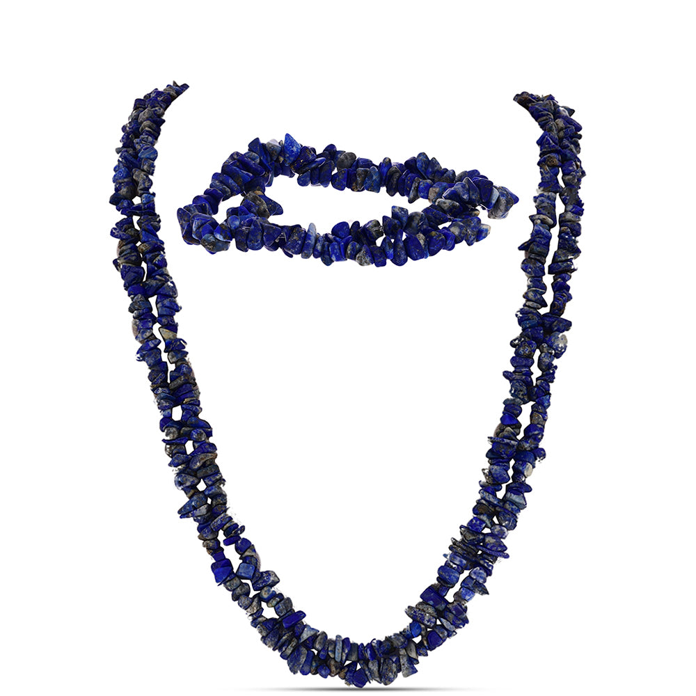 Nugetová Sada s Lapisem Lazuli ( Náhrdelník+Náramek )