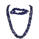 Nugetová Sada s Lapisem Lazuli ( Náhrdelník+Náramek )