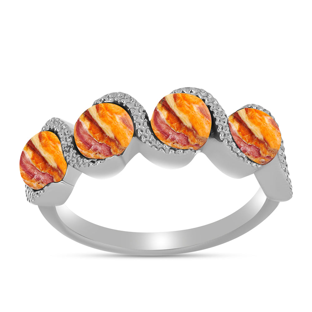 Stříbrný Prsten s jaspisem (Lví tlapa)