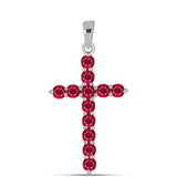 Stříbro 925/1000 Přívěsek s Madagaskarským Rubínem - Karátové číslo: 1.14. přibližná hmotnost: 1.53 gramů