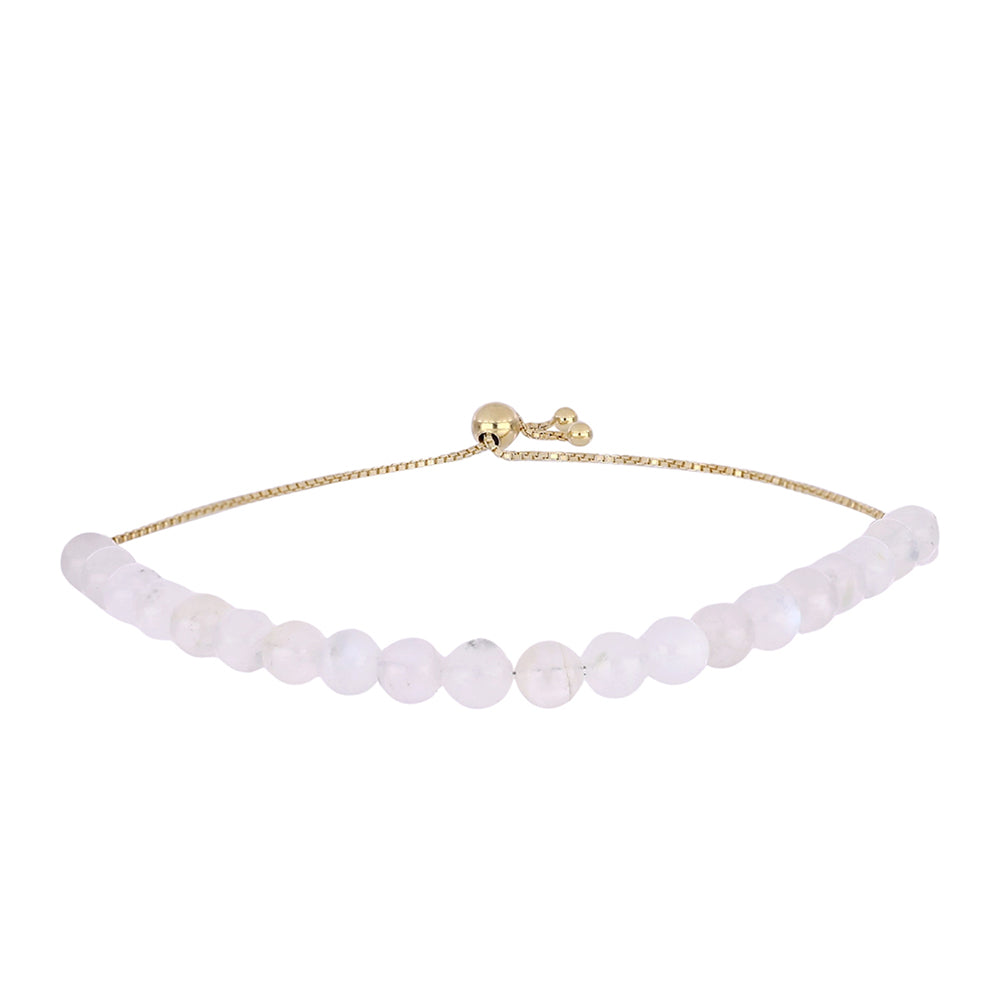 Pozlacené stříbro 925/1000 Náramek s Duhovým Měsíčním Kamenem - Karátové číslo: 34.14. přibližná hmotnost: 8.58 gramů