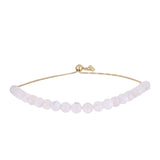 Pozlacené stříbro 925/1000 Náramek s Duhovým Měsíčním Kamenem - Karátové číslo: 34.14. přibližná hmotnost: 8.58 gramů