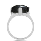 Stříbro 925/1000 Prsten s Picasso Jaspisem - Karátové číslo: 9.8. přibližná hmotnost: 5.13 gramů