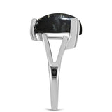 Stříbro 925/1000 Prsten s Picasso Jaspisem - Karátové číslo: 9.8. přibližná hmotnost: 5.13 gramů