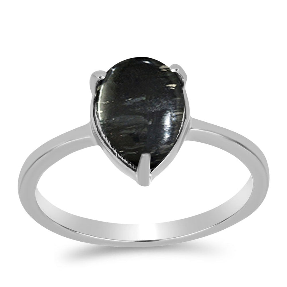 Stříbro 925/1000 Prsten s Picasso Jaspisem - Karátové číslo: 2.18. přibližná hmotnost: 2.5 gramů