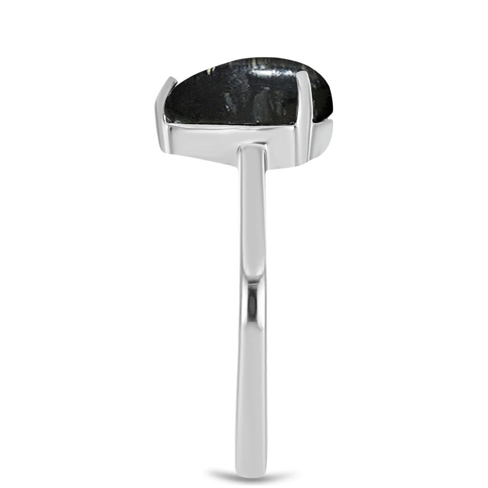 Stříbro 925/1000 Prsten s Picasso Jaspisem - Karátové číslo: 2.18. přibližná hmotnost: 2.5 gramů