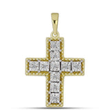 Pozlacené Stříbro 925/1000 - Přívěsek s Bílým Diamantem - Karátové číslo: 0.05. přibližná hmotnost: 2.6 gramů