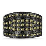 Stříbro 925/1000 - Prsten s Rakouským Markazitem - Karátové číslo: 0.76. přibližná hmotnost: 7.07 gramů