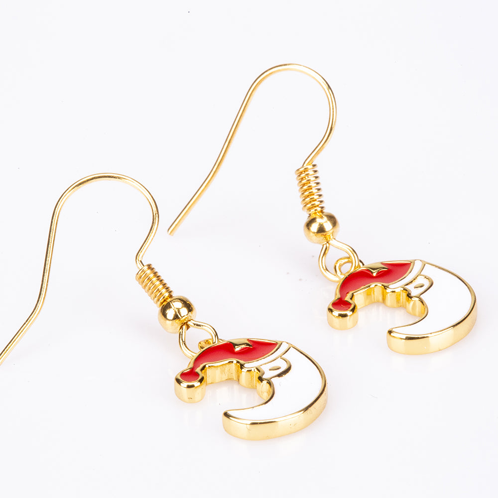 Pozlacená slitina Sada s Červeným Emporia® Křišťálem ( Náhrdelník+Náušnice+Náramek+Prsten+Přívěsek )