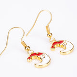 Pozlacená slitina Sada s Červeným Emporia® Křišťálem ( Náhrdelník+Náušnice+Náramek+Prsten+Přívěsek )