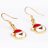 Pozlacená slitina Sada s Červeným Emporia® Křišťálem ( Náhrdelník+Náušnice+Přívěsek )