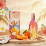100 ml Eau de Parfum "TROPICAL SUN" Ovocná Pižmová Vůně pro Ženy, s 3% obsahem esenciálních olejů