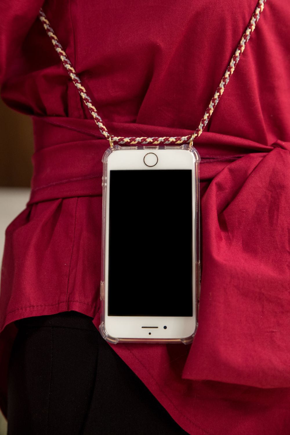 HMH průhledné pouzdro na telefon s několika náhrdelníky pro telefony Samsung