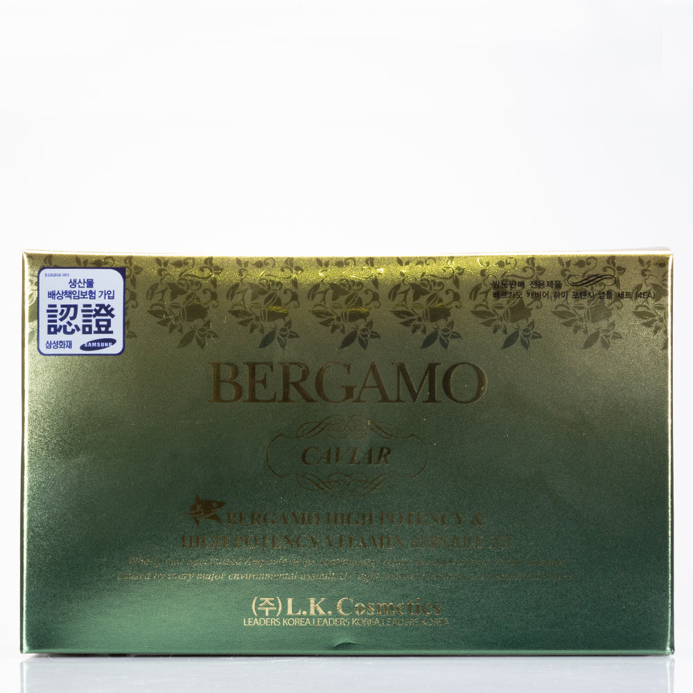 BERGAMO Sada 4 ks Dvoufázových Luxusních Kaviárových Ampulí, 13ml x 4
