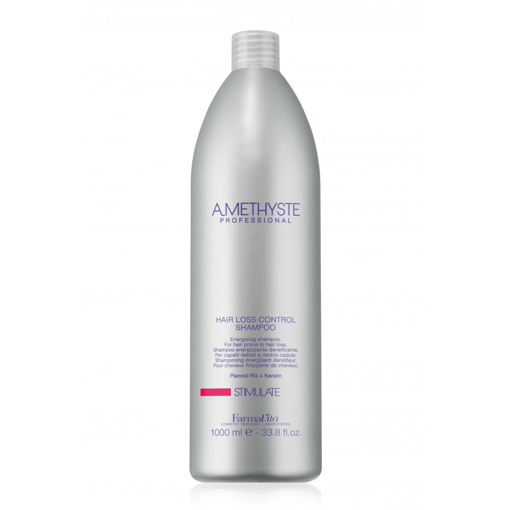 Amethyste Stimulační Šampon proti Vypadávání Vlasů, 1000 ml + Dárkový dávkovač