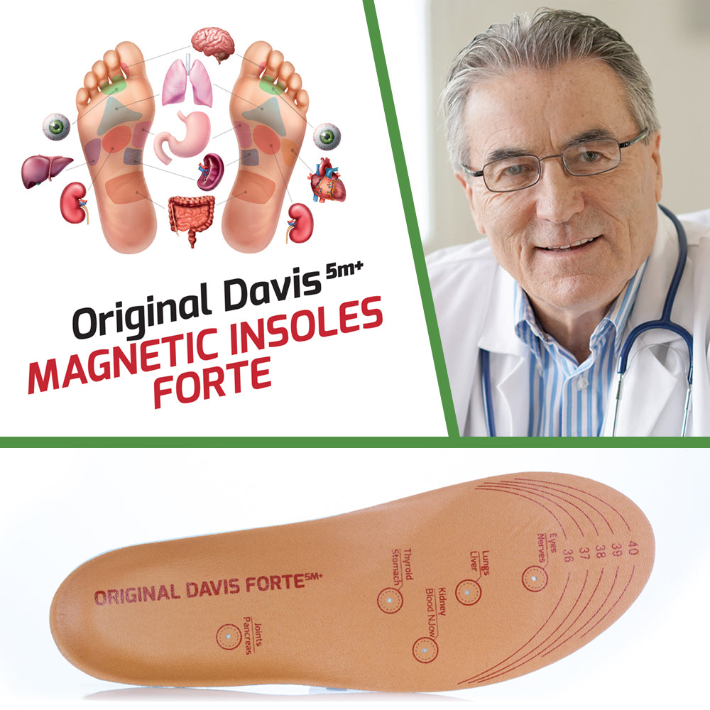 Originální magnetické vložky Davis® FORTE, 5m+, zesílené paměťovou pěnou
