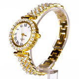 5dílná sada šperků Emporia prémiové kvality s hodinkami, řetízkem, přívěskem, náušnicemi a prstenem v exkluzivní dárkové krabičce s koženým efektem