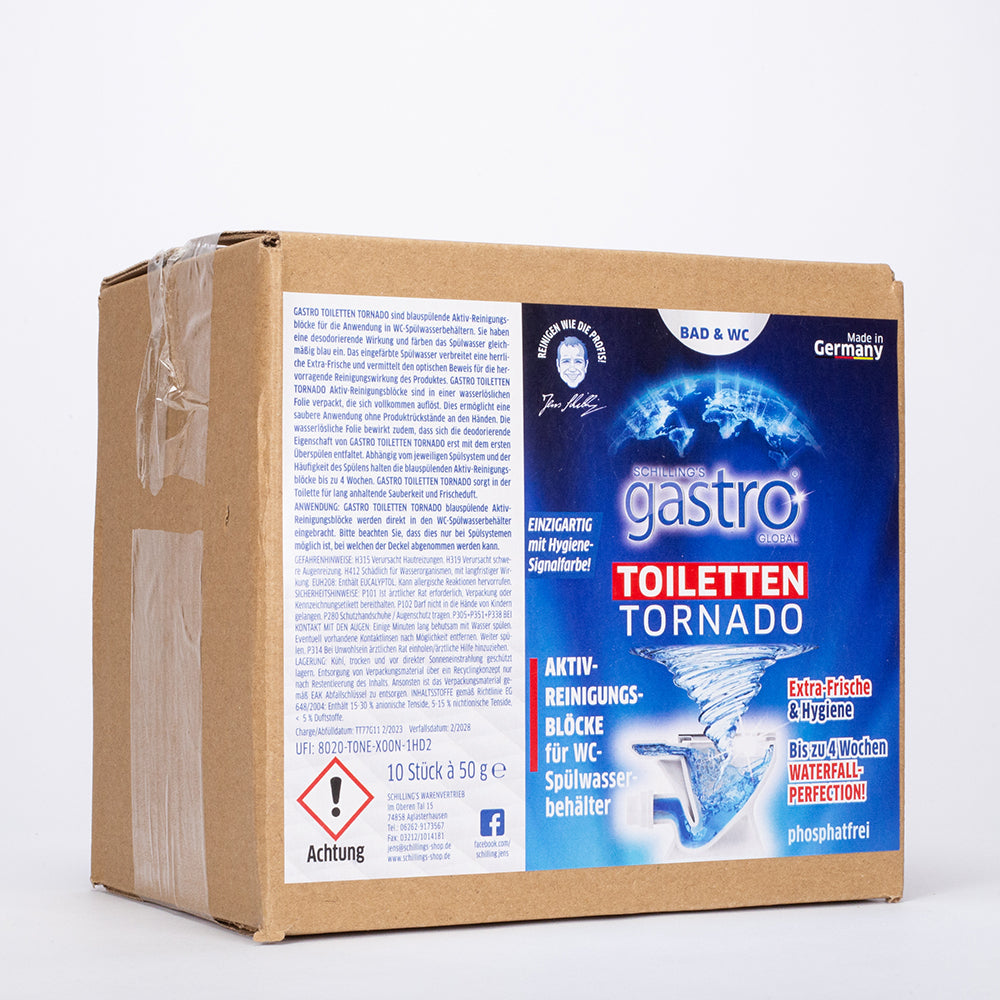 Gastro Toilet Tornado tablety na čištění odtoku, 10 ks