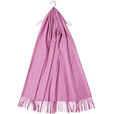 Šála-šátek ze 100% Pravého Pashmina Kašmíru, 70 cm x 180 cm, Levandulová
